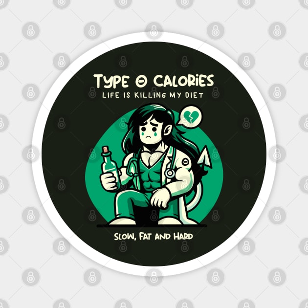 TYPE O CALORIES Magnet by Fabrik
